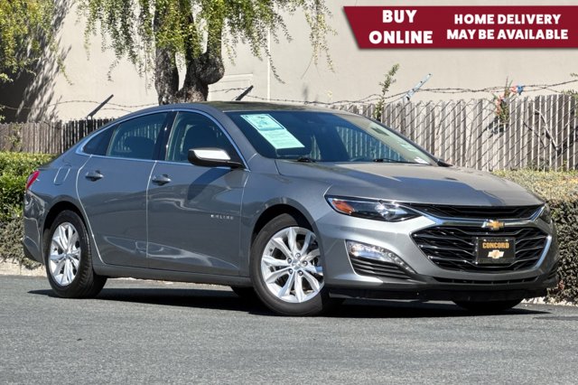 Sterling Gray Metallic 2024 Chevrolet Malibu Sedan Front-Wheel Drive Continuously Variable Transmission