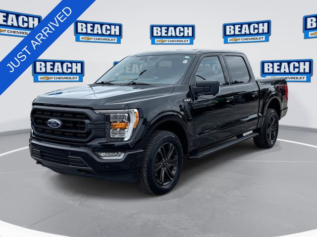 Black 2021 Ford F-150 XLT SuperCrew 4WD Pickup Truck Four-Wheel Drive Automatic