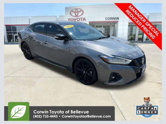 Gray (Gun Metallic) 2021 Nissan Maxima Sedan Front-Wheel Drive Continuously Variable Transmission