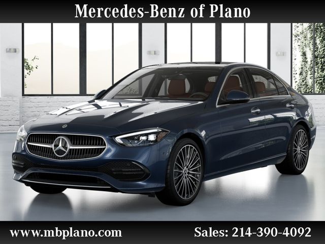 Twilight Blue Metallic 2026 Mercedes-Benz C-Class Sedan Rear-Wheel Drive 9-Speed Automatic