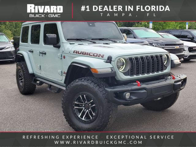 Earl Clearcoat 2024 Jeep Wrangler Rubicon X 4-Door 4WD SUV / Crossover Four-Wheel Drive 8-Speed Automatic