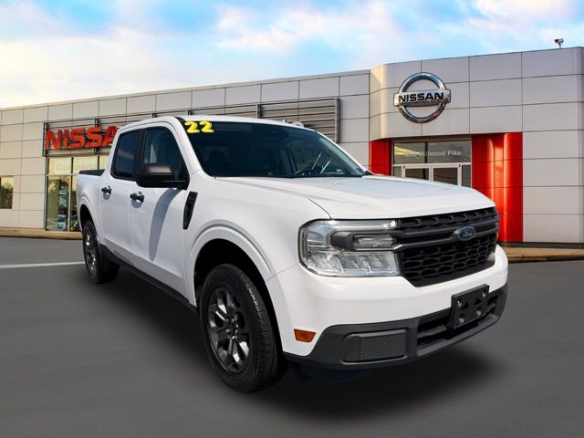 Oxford White 2022 Ford Maverick Pickup Truck Front-Wheel Drive Continuously Variable Transmission