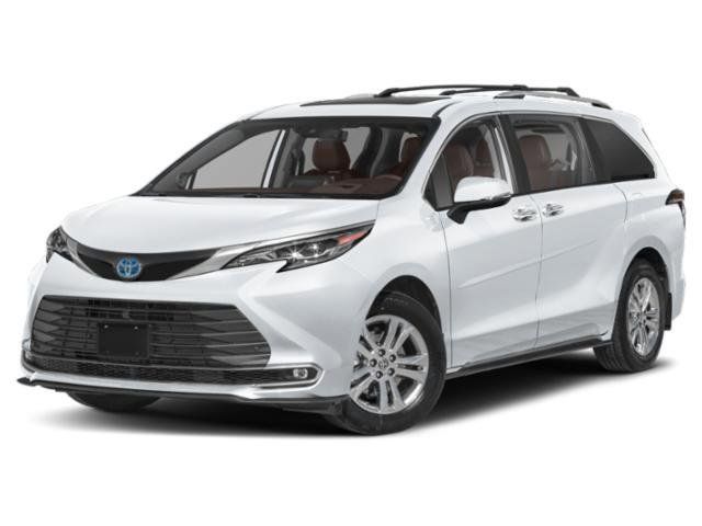 White (Wind Chill Pearl) 2025 Toyota Sienna Platinum 7-Passenger AWD Minivan All-Wheel Drive Continuously Variable Transmission