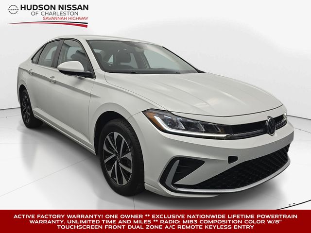 Pure White 2025 Volkswagen Jetta S FWD Sedan Front-Wheel Drive 8-Speed Automatic