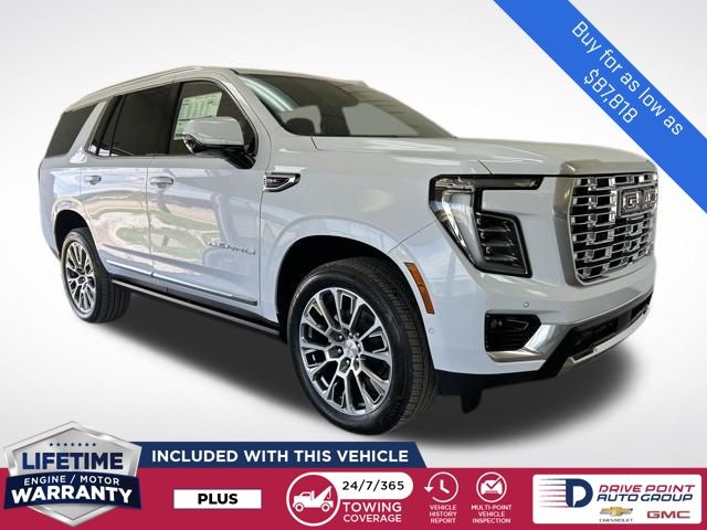 Glacier White Tricoat 2026 GMC Yukon Denali 4WD SUV / Crossover Four-Wheel Drive
