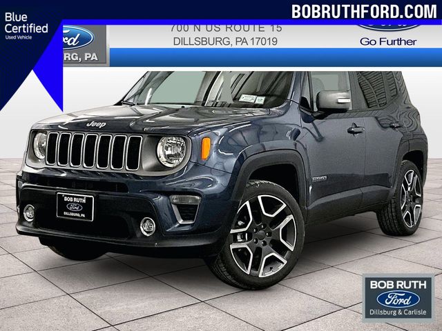 2021 Jeep Renegade Limited Blue at South Hills Kia