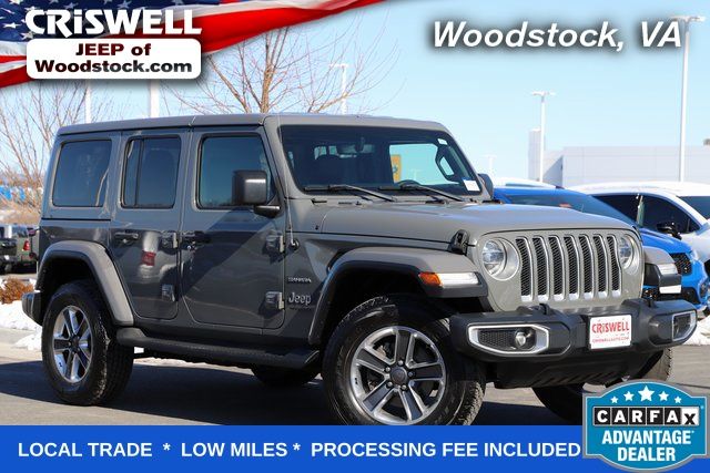 Sting-Gray Clearcoat 2018 Jeep Wrangler Unlimited Sahara 4WD SUV / Crossover Four-Wheel Drive 8-Speed Automatic