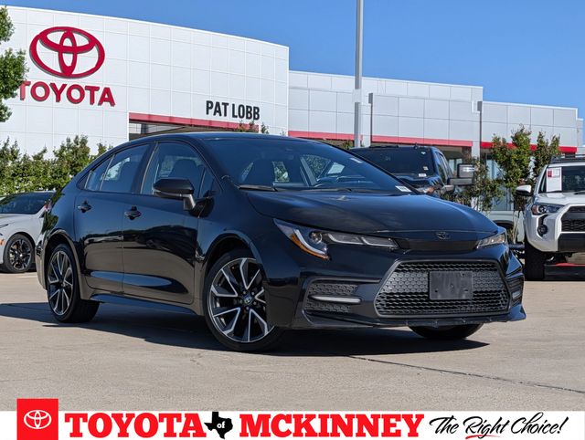 Black Sand Pearl 2022 Toyota Corolla SE FWD Sedan Front-Wheel Drive Continuously Variable Transmission