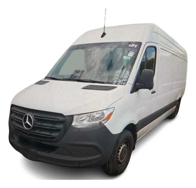 Arctic White 2025 Mercedes-Benz Sprinter Cargo Van Rear-Wheel Drive 9-Speed Automatic