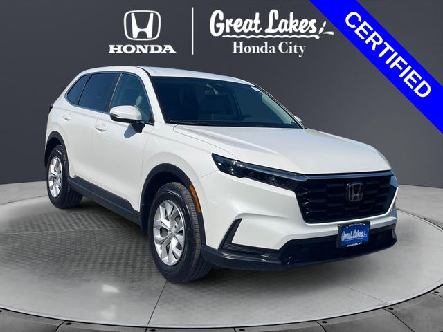 Platinum White Pearl 2025 Honda CR-V SUV / Crossover All-Wheel Drive Continuously Variable Transmission