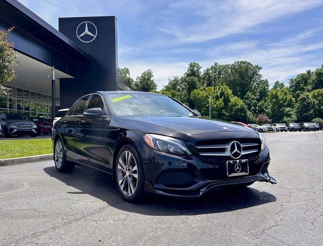 Black 2017 Mercedes-Benz C-Class C 300 4MATIC Sedan All-Wheel Drive 7-Speed Automatic