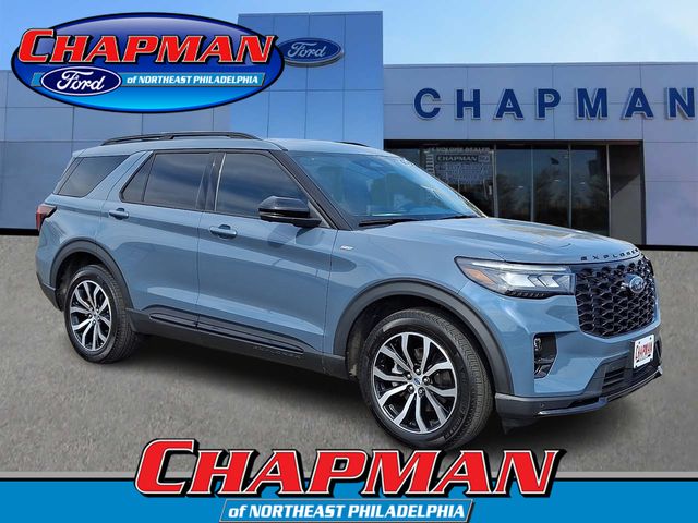 Vapor Blue 2025 Ford Explorer ST-Line AWD SUV / Crossover All-Wheel Drive Automatic