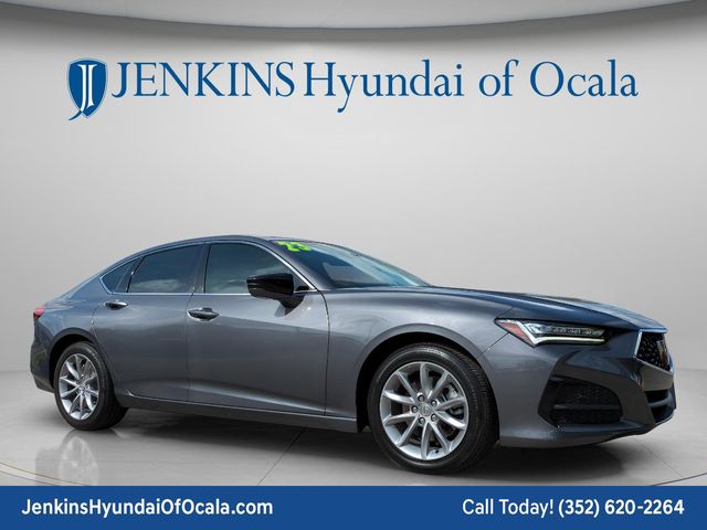Silver 2023 Acura TLX FWD Sedan Front-Wheel Drive Automatic