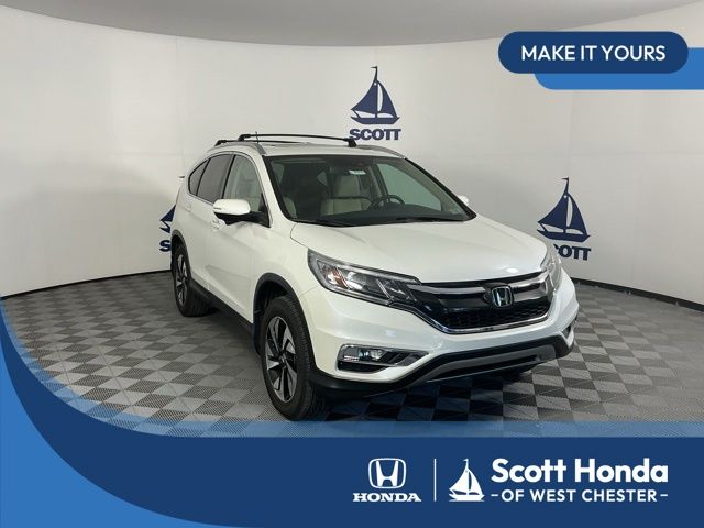 White Diamond Pearl 2016 Honda CR-V Touring AWD SUV / Crossover All-Wheel Drive Continuously Variable Transmission