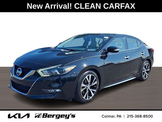 Super Black 2018 Nissan Maxima Sedan Front-Wheel Drive Continuously Variable Transmission