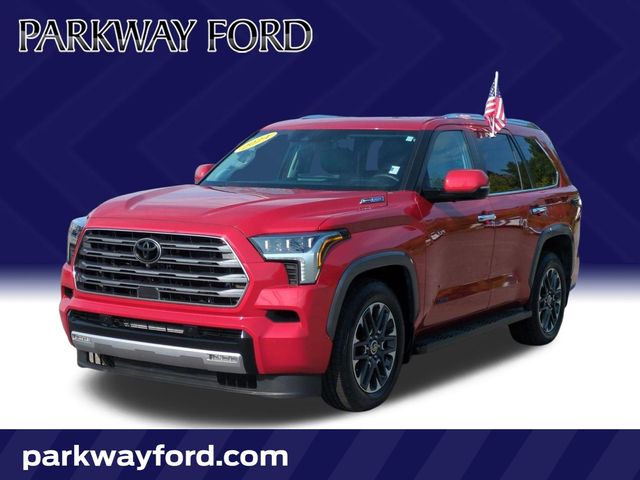Red 2024 Toyota Sequoia SUV / Crossover Four-Wheel Drive Automatic