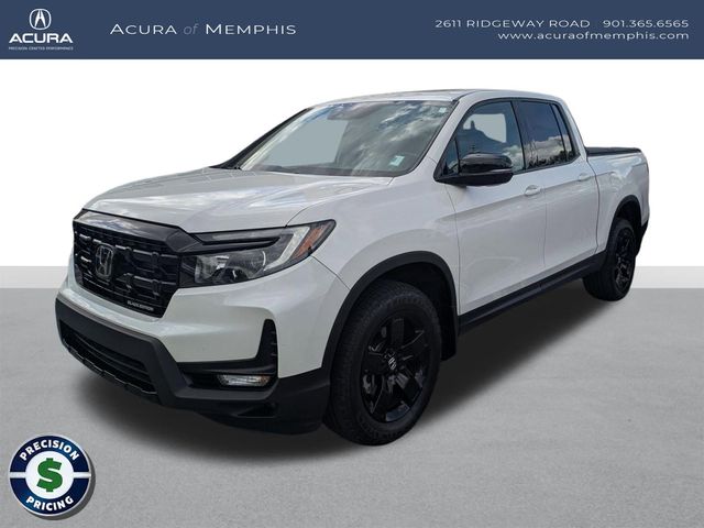 White 2024 Honda Ridgeline Black Edition AWD Pickup Truck All-Wheel Drive 9-Speed Automatic