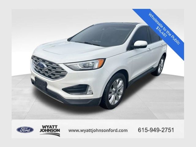 White Metallic 2020 Ford Edge SUV / Crossover All-Wheel Drive 8-Speed Automatic