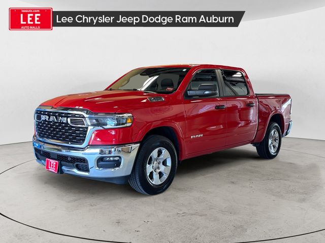 Flame Red Clearcoat 2025 RAM 1500 Pickup Truck Four-Wheel Drive 8-Speed Automatic