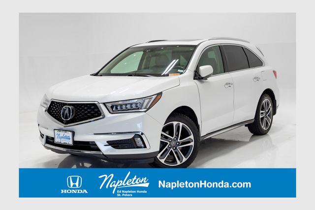 White Diamond Pearl 2017 Acura MDX SH-AWD with Elite Package SUV / Crossover 9-Speed Automatic
