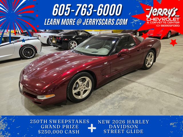 50th Anniversary Red 2003 Chevrolet Corvette Coupe RWD Coupe Rear-Wheel Drive 6-Speed Manual