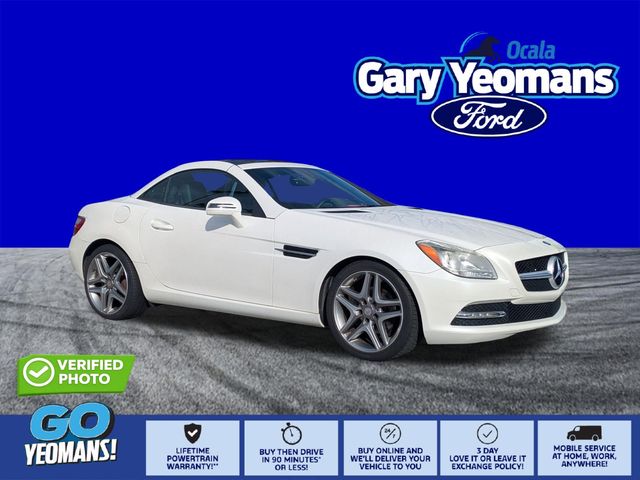 Diamond White Metallic 2014 Mercedes-Benz SLK Convertible Rear-Wheel Drive 7-Speed Automatic