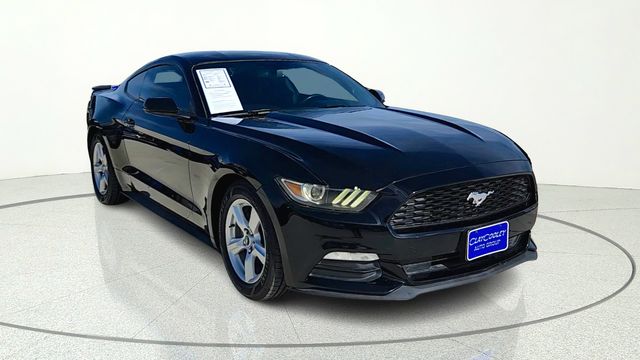 Shadow Black 2017 Ford Mustang V6 Coupe RWD Coupe Rear-Wheel Drive 6-Speed Automatic