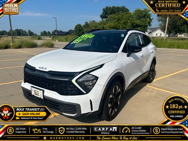 Glacial White Pearl 2023 Kia Sportage SUV / Crossover All-Wheel Drive 8-Speed Automatic