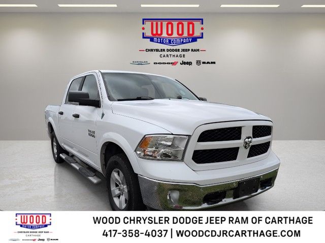 Bright White Clearcoat 2014 RAM 1500 Outdoorsman Crew Cab 4WD Pickup Truck Four-Wheel Drive 8-Speed Automatic