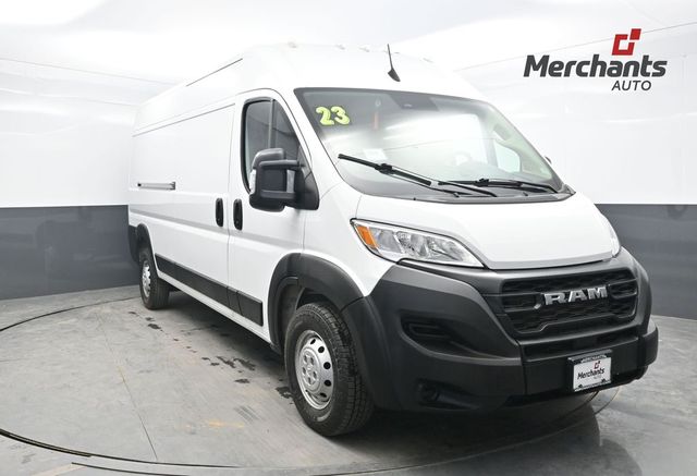 Bright White Clearcoat 2023 RAM ProMaster 2500 159 High Roof Cargo Van FWD Van Front-Wheel Drive 9-Speed Automatic