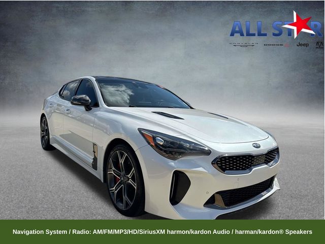 Snow White Pearl 2019 Kia Stinger Sedan Rear-Wheel Drive 8-Speed Automatic