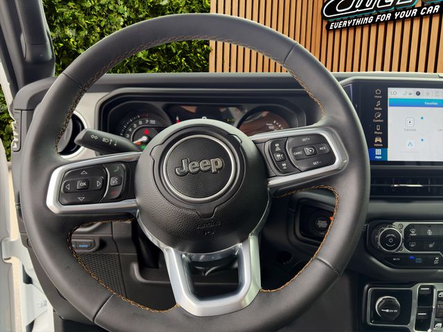 2024 JEEP WRANGLER SAHARA 4XE • 4X4 • PLUG-IN HYBRID CLEAN CARFAX • 1 OWNER BODY COLOR HARD TOP • ADAPTIVE CRUISE • APPLE CARPLAY • REMOTE START Thumbnail