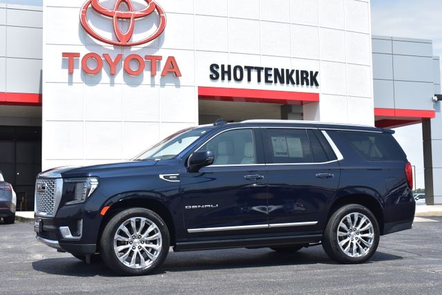 Midnight Blue Metallic 2023 GMC Yukon SUV / Crossover Four-Wheel Drive 