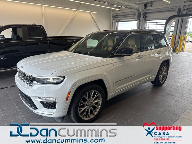Bright White Clearcoat 2023 Jeep Grand Cherokee SUV / Crossover Four-Wheel Drive 8-Speed Automatic
