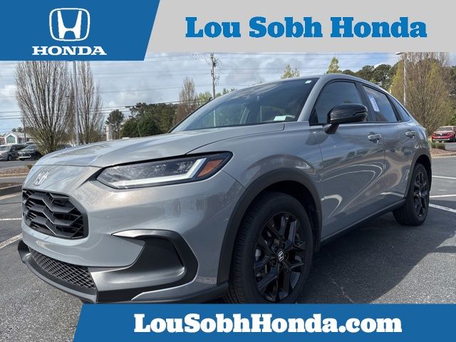 Urban Gray Pearl 2024 Honda HR-V Sport FWD SUV / Crossover Front-Wheel Drive Continuously Variable Transmission