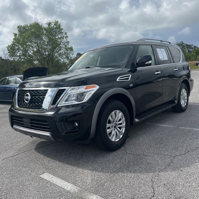 Super Black 2020 Nissan Armada SV RWD SUV / Crossover 4X2 7-Speed Automatic