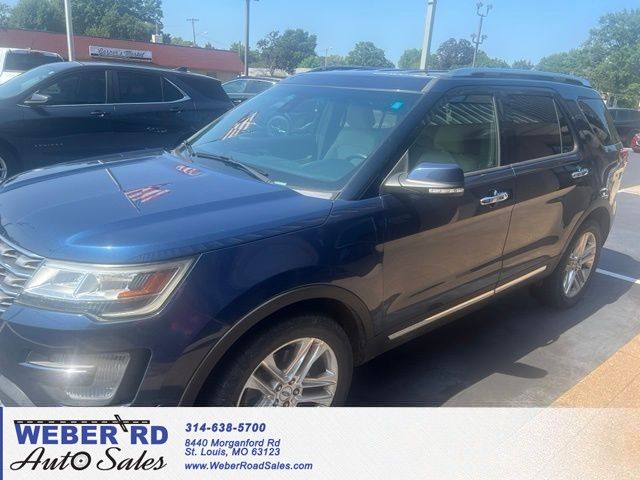 Blue 2017 Ford Explorer SUV / Crossover All-Wheel Drive 6-Speed Automatic