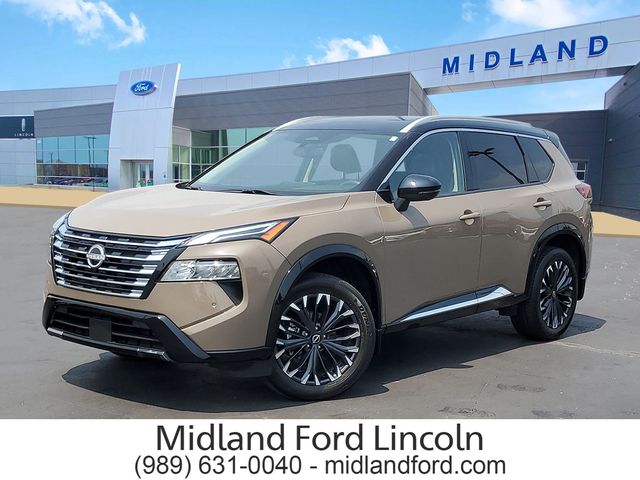 Baja Storm Metallic/Super Black 2024 Nissan Rogue SUV / Crossover All-Wheel Drive Continuously Variable Transmission