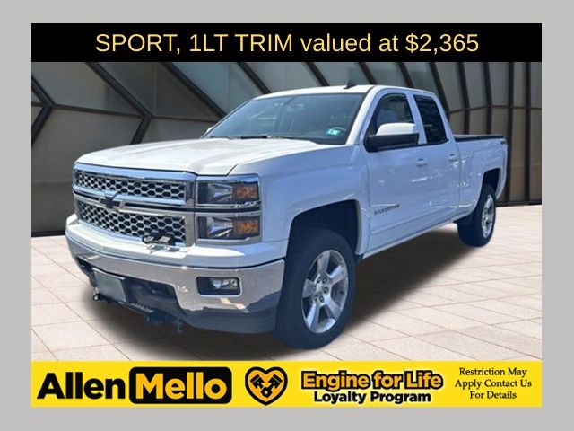Summit White 2015 Chevrolet Silverado 1500 Pickup Truck Four-Wheel Drive 6-Speed Automatic Overdrive