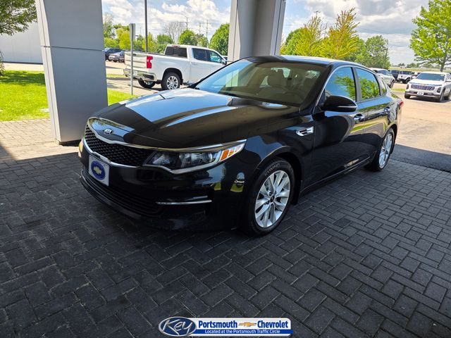 Ebony Black 2018 Kia Optima Sedan Front-Wheel Drive 6-Speed Automatic