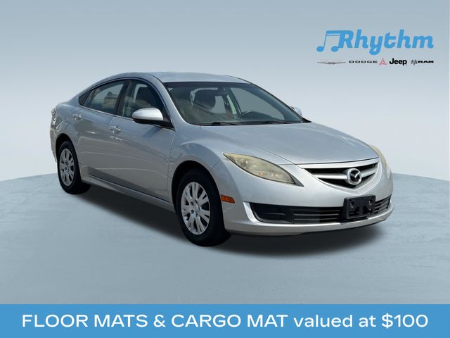 Brilliant Silver Metallic 2010 Mazda MAZDA6 i Sport Sedan Front-Wheel Drive 5-Speed Automatic Overdrive