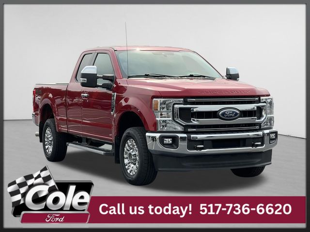 Red Metallic 2021 Ford F-250 Super Duty Pickup Truck Four-Wheel Drive 6-Speed Automatic