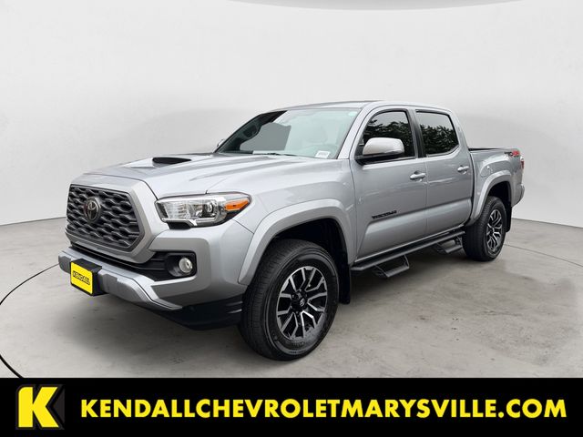 Silver Sky Metallic 2021 Toyota Tacoma Pickup Truck Four-Wheel Drive 6-Speed Automatic