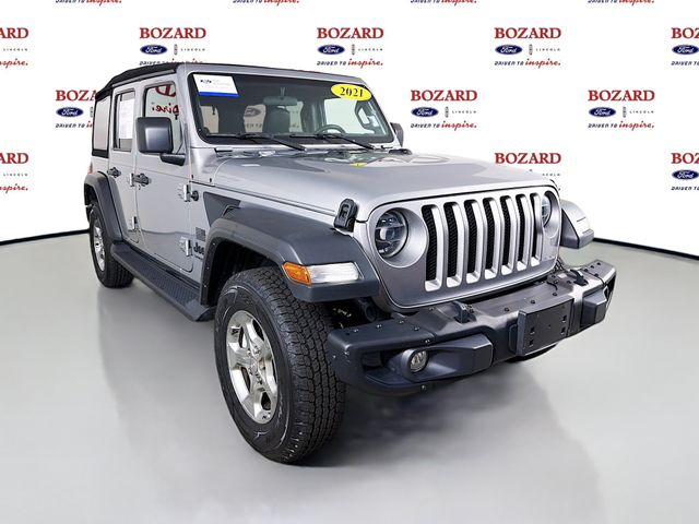 Billet Silver Metallic Clearcoat 2021 Jeep Wrangler SUV / Crossover Four-Wheel Drive 8-Speed Automatic