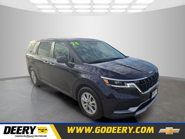 Deep Chroma Blue 2024 Kia Carnival LX FWD Minivan Front-Wheel Drive 8-Speed Automatic