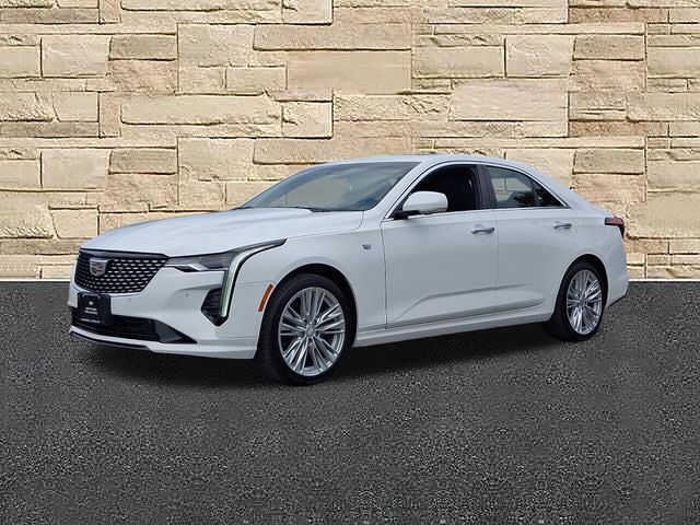 Summit White 2024 Cadillac CT4 Sedan All-Wheel Drive 8-Speed Automatic