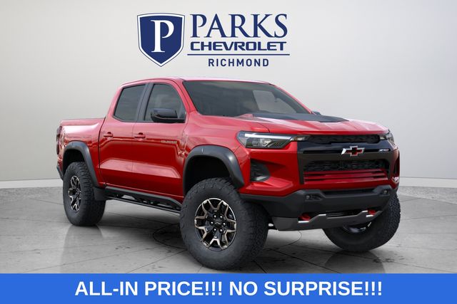 Radiant Red 2026 Chevrolet Colorado Pickup Truck Four-Wheel Drive 8-Speed Automatic