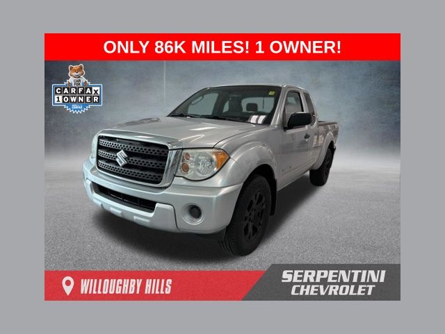 Silver 2011 Suzuki Equator Pickup Truck Four-Wheel Drive 5-Speed Automatic