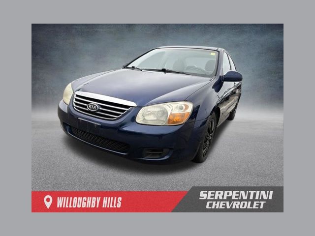 Deep Ocean Blue 2007 Kia Spectra Sedan Front-Wheel Drive 4-Speed Automatic Overdrive