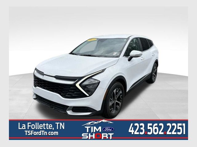 Glacial White Pearl 2023 Kia Sportage SUV / Crossover Front-Wheel Drive 8-Speed Automatic